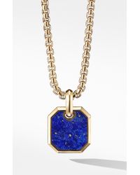 David Yurman Gold Roman Amulet Enhancer - Metallic