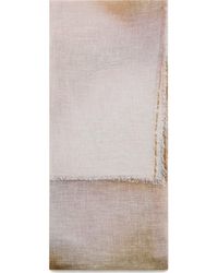 Mango - Ombré Effect Linen Scarf - Lyst
