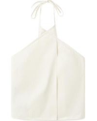 Mango - Stripe Halter Top - Lyst