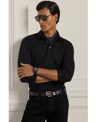 Ralph Lauren - Long Sleeve Cotton & Cashmere Polo - Lyst