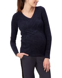 Stowaway Collection - Directional Knit Maternity Top - Lyst