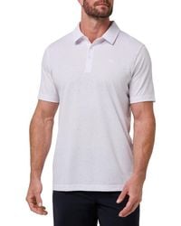Travis Mathew - Special Trip Ditsy Cotton Blend Polo - Lyst