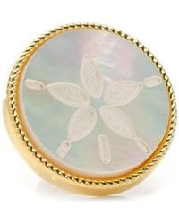 Cufflinks Inc. - Sand Dollar Mother-Of-Pearl Lapel Pin - Lyst