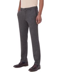 Bugatchi - Flat Front Wool & Cotton Blend Chino Pants - Lyst