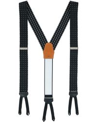 Trafalgar - Pindot Silk Formal Suspenders - Lyst