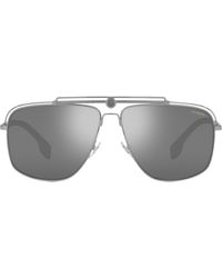 Versace - 61mm Polarized Rectangular Sunglasses - Lyst