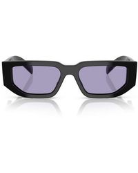Prada - 55Mm Rectangular Sunglasses - Lyst