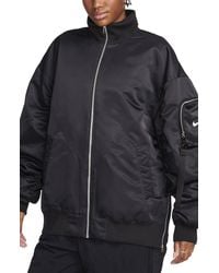 Nike - Sportswear Essential Oversize Therma-fit Bomber Jacket - Lyst