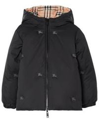 Burberry - Reversible Check Puffer Jacket - Lyst