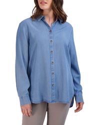 Foxcroft - Hampton Long Sleeve Button-up Shirt - Lyst