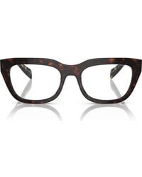 Prada - 54Mm Rectangular Optical Glasses - Lyst