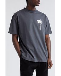 Palm Angels - The Palm Cotton Graphic T-shirt - Lyst