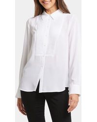 NYDJ - Tuxedo Button-Up Shirt - Lyst