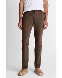 Vince - Dylan Slim Fit Peached Stretch Cotton Pants - Lyst