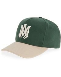Amiri - Ma Two-Tone Cotton & Leather Snapback Baseball Cap - Lyst