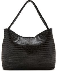 Mango - Braided Leather Bucket Bag - Lyst