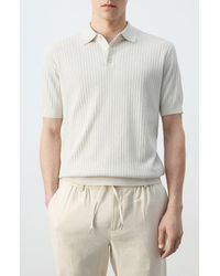 Mango - Rib Polo - Lyst