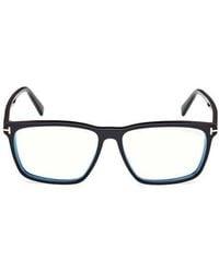 Tom Ford - 56Mm Square Light Blocking Glasses - Lyst