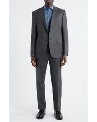 Canali - Siena Regular Fit Glen Plaid Super 130S Wool Suit - Lyst