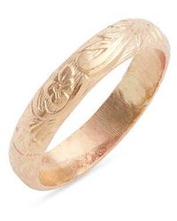 Nashelle - Slim Flora Ring - Lyst