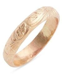 Nashelle - Slim Flora Ring - Lyst