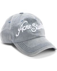 Acne Studios - Tourist Logo Embroidered Cotton Twill Baseball Cap - Lyst