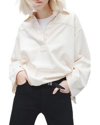 Rag & Bone - Emily Lightweight Denim Popover Shirt - Lyst