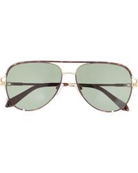 Quay - High Key Twist 60Mm Gradient Aviator Sunglasses - Lyst