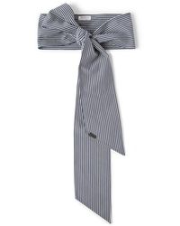 Brunello Cucinelli - Poplin Foulard With Monili - Lyst