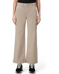 PAIGE - Carly High Waist Ankle Wide Leg Cargo Pants - Lyst