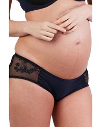 Cache Coeur - Louise Embroidered Maternity Shorts - Lyst