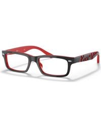 Ray-Ban - 48Mm Rectangle Optical Glasses - Lyst