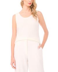 Halogen® - Scoop Neck Sleeveless Sweater - Lyst