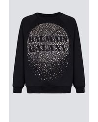 Balmain - Galaxy Embroidered Sweatshirt - Lyst