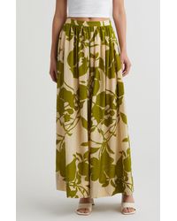 Faithfull The Brand - Lumina Floral Cotton & Silk Maxi Skirt - Lyst