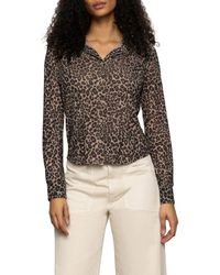Sanctuary - Mesh Button-Down Shirt - Lyst