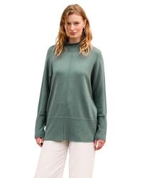 Celtic & Co. - Drape Funnel Neck Sweater - Lyst