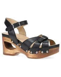 Dansko - Alanna Ankle Strap Platform Wedge Sandal - Lyst