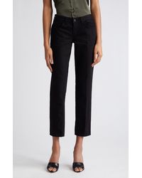 L'Agence - Nevia Low Rise Slouch Straight Leg Jeans - Lyst