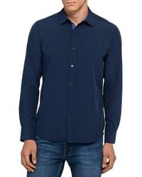 Con.struct - Solid Woven Long Sleeve Basic - Lyst