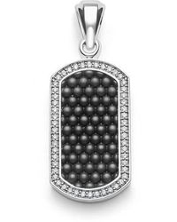 Lagos - Anthem Diamond Ceramic Id Tag - Lyst