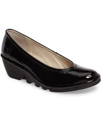 fly london mid wedge pump