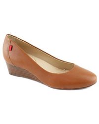 Marc Joseph New York - Prospect Leather Wedge Pump - Lyst