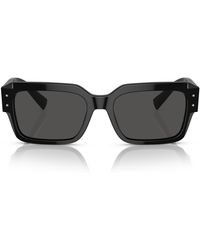 Dolce & Gabbana - 56mm Rectangular Sunglasses - Lyst