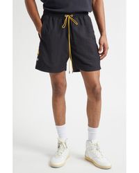 Rhude - Moonlight Logo Nylon Drawstring Shorts - Lyst