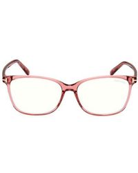 Tom Ford - 54Mm Square Light Blocking Glasses - Lyst