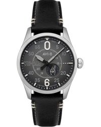 AVI-8 - Spitfire Type 300 Automatic Ve-Day 80Th Anniversary Limited Edition Leather Strap Watch, 41Mm - Lyst