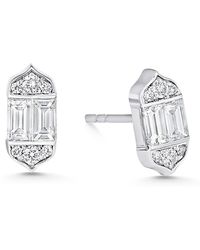Sara Weinstock - Taj Diamond Stud Earrings - Lyst