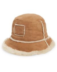 UGG - ugg(r) Genuine Shearling Bucket Hat - Lyst