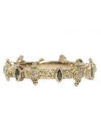 Armenta - Sueno Diamond & Sapphire Stacking Ring - Lyst
